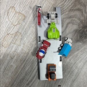 Kids Toy Car Set with Track - Multicolor